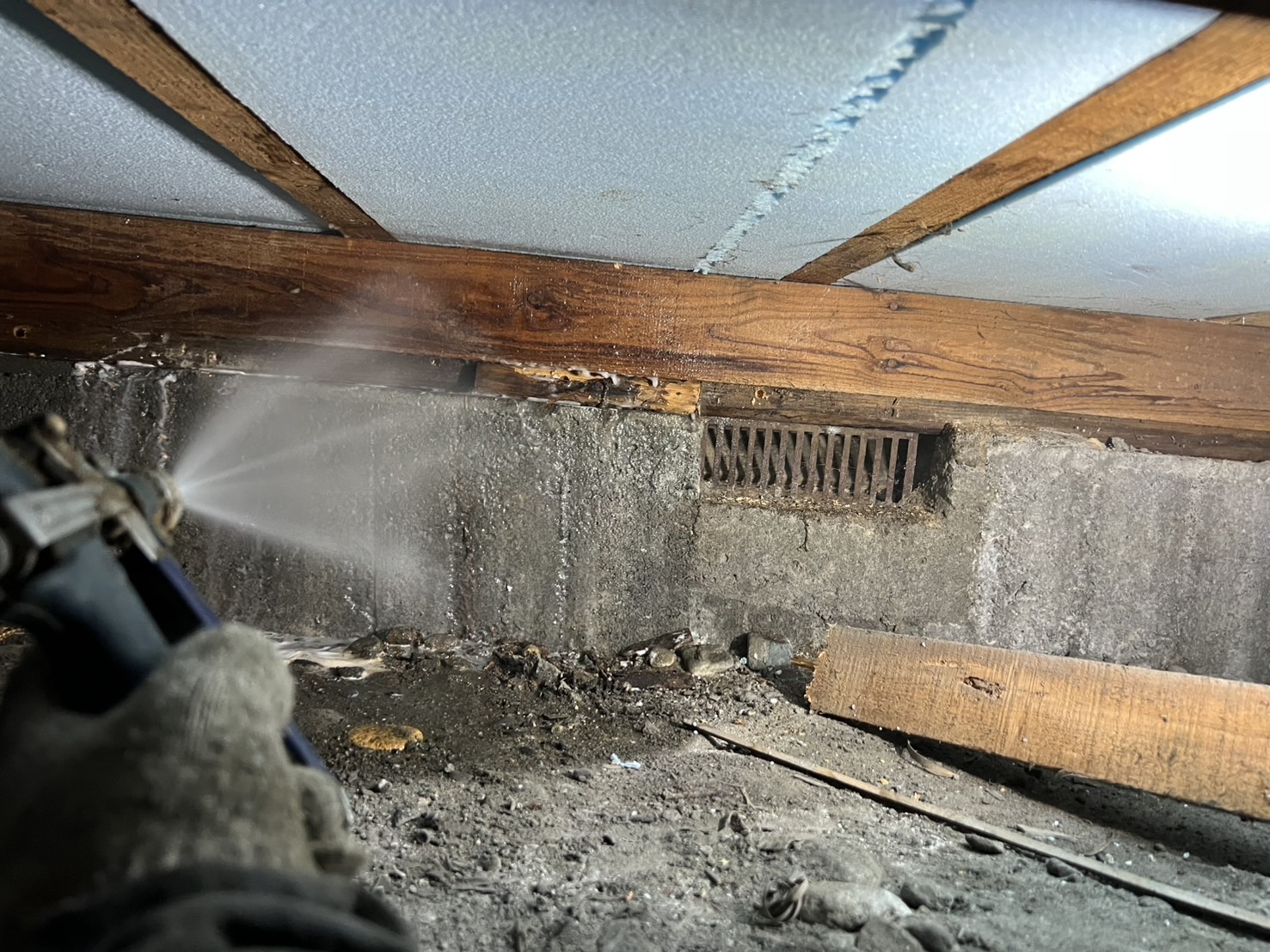 シロアリ消毒工事