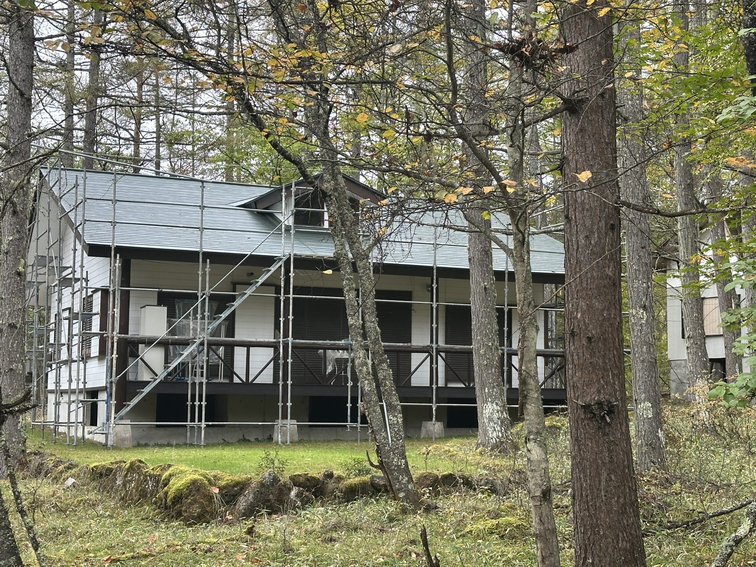 屋根カバー工事(蓼科)